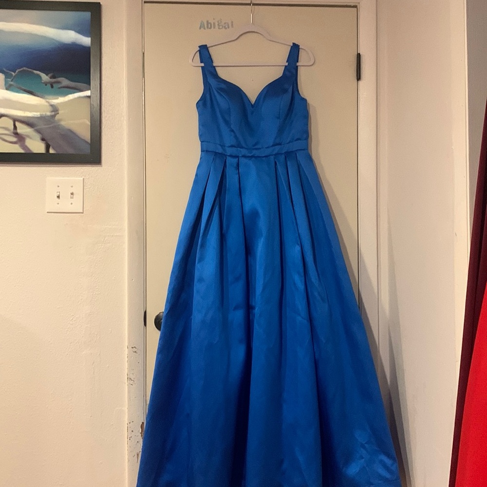 B.Darlin blue ball gown dress
